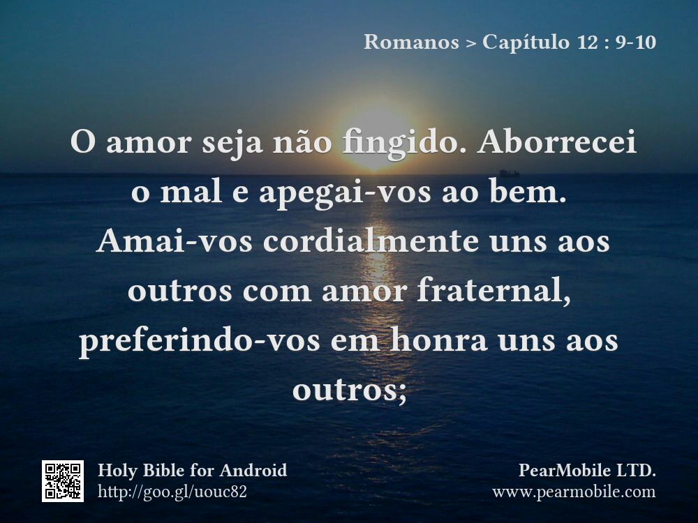 Romanos, Capítulo 12:9-10